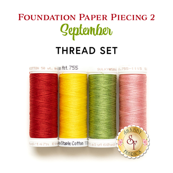  Foundation Paper Piecing Series 2 - September - 4pc Thread Set, Image