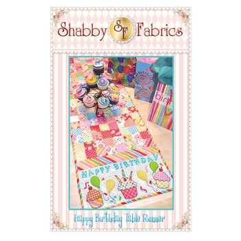 Happy Birthday Table Runner Pattern, Image