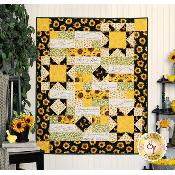  Comfort of Psalms Quilt Kit - Sunflower Splendor, Image