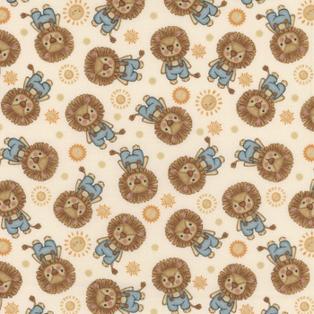 Boho Buddies 1713-44 Yellow by Sharon Kuplack for Henry Glass Fabrics, Image