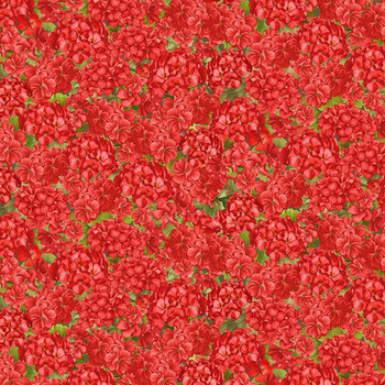 Scarlet Beauty FLEUR-CD3186 Red by Timeless Treasures Fabrics, Image