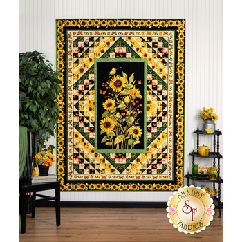  Sunflower Splendor Panel Quilt Kit, Image