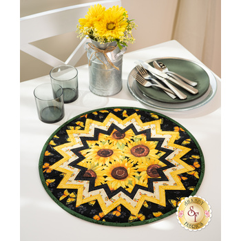  Point of View Folded Star Table Topper Kit - Sunflower Splendor, Image