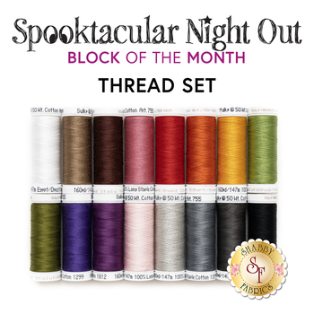  Spooktacular Night Out BOM - 16pc Thread Set - RESERVE, Image