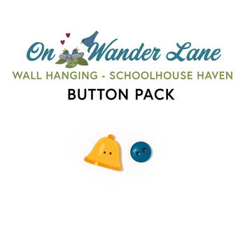 On Wander Lane Wall Hanging - Schoolhouse Haven - 2pc Button Pack, Image