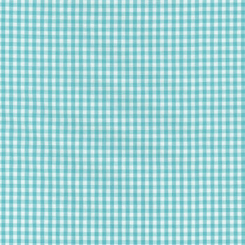 Gingham C440-20 AQUA by Riley Blake Designs, Image