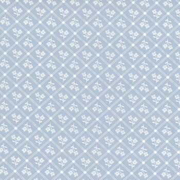 Cottage Charm 31752-21 Powder Blue by Heather Briggs for Moda Fabrics, Image