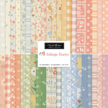 Cottage Charm  Layer Cake by Heather Briggs for Moda Fabrics - RESERVE, Image