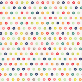 Raspberry Summer 37692-11 Cloud by Sherri And Chelsi for Moda Fabrics, Image