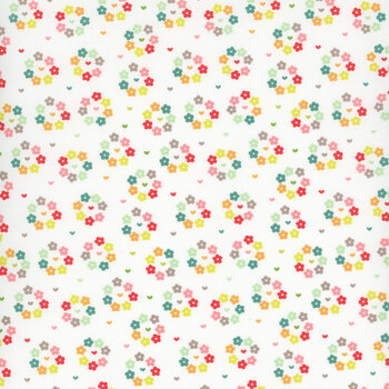 Raspberry Summer 37695-11 Cloud by Sherri And Chelsi for Moda Fabrics, Image