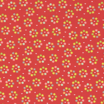 Raspberry Summer 37695-13 Raspberry by Sherri And Chelsi for Moda Fabrics, Image