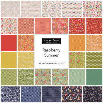 Raspberry Summer  30 FQ Set by Sherri And Chelsi for Moda Fabrics, Image