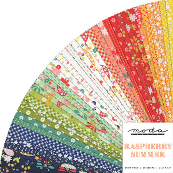 Raspberry Summer  Jelly Roll by Sherri And Chelsi for Moda Fabrics, Image