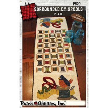 Surrounded by Spools Table Runner Pattern, Image