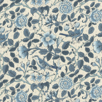 Sacre Bleu 13972-12 Pearl French Blue by French General for Moda Fabrics, Image