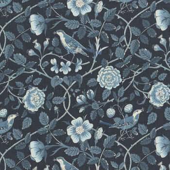 Sacre Bleu 13972-17 Indigo by French General for Moda Fabrics, Image