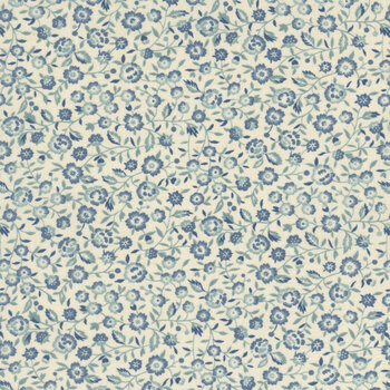 Sacre Bleu 13974-13 Pearl French Blue by French General for Moda Fabrics, Image