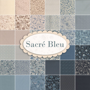 Sacre Bleu  34 FQ Set by French General for Moda Fabrics, Image