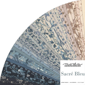 Sacre Bleu  Jelly Roll by French General for Moda Fabrics - RESERVE, Image