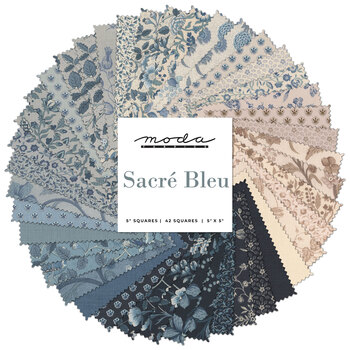 Sacre Bleu  Charm Pack by French General for Moda Fabrics - RESERVE, Image