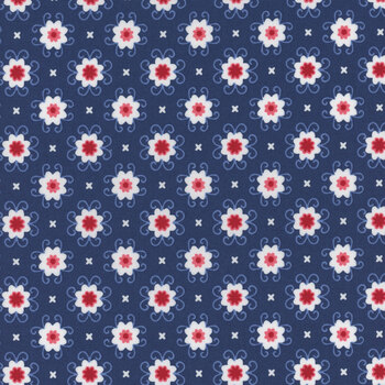 Star Spangled 24173-13 Twilight by April Rosenthal for Moda Fabrics, Image