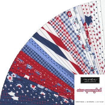 Star Spangled  Jelly Roll by April Rosenthal for Moda Fabrics - RESERVE, Image