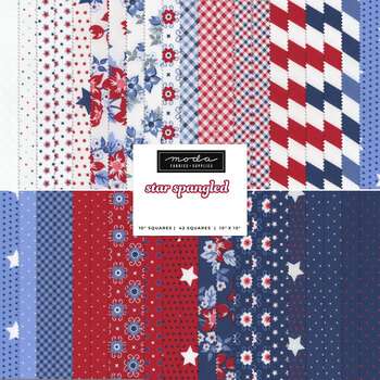 Star Spangled  Layer Cake by April Rosenthal for Moda Fabrics - RESERVE, Image