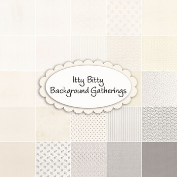 Itty Bitty Background Gatherings  25 FQ Set by Primitive Gatherings for Moda Fabrics, Image