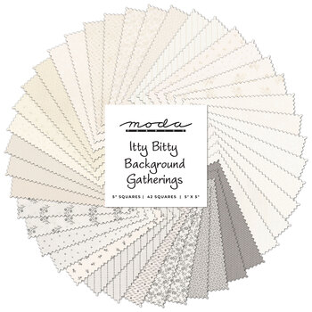 Itty Bitty Background Gatherings  Charm Pack by Primitive Gatherings for Moda Fabrics, Image