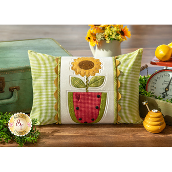  Sweet Summertime Pillow Wrap & Cover Kit by The Whole Country Caboodle, Image