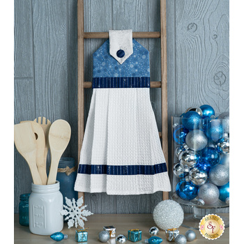  Hanging Towel Kit - Stof Christmas - Light Blue, Image