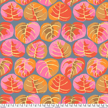 Kaffe Fassett Collective Classics Plus PWGP208.PINK Palm Leaves - Pink by FreeSpirit Fabrics, Image