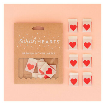 Sew In Labels - Red Heart - 8ct, Image