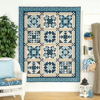 SAMPLE - Beach House Patchwork BOM Quilt