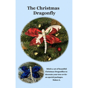 The Christmas Dragonfly Ornament Pattern - PDF Download, Image