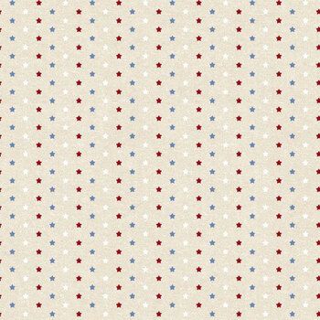 Stars of Valor 30090-213 Cream by Beth Grove for Wilmington Prints