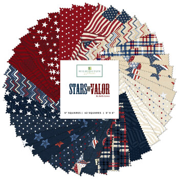 Stars of Valor  5 Karat Crystals by Beth Grove for Wilmington Prints, Image