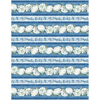 Blue Harmony 33898-417 Multi by Nancy Mink for Wilmington Prints, Image