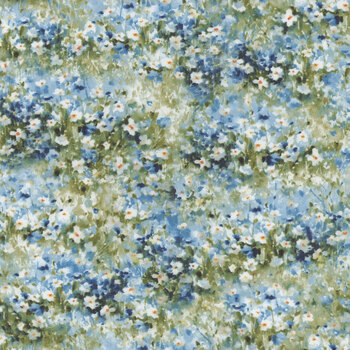 Blue Harmony 33902-471 Multi by Nancy Mink for Wilmington Prints, Image