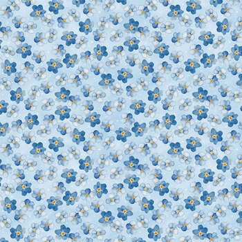 Blue Harmony 33903-440 Light Blue by Nancy Mink for Wilmington Prints, Image