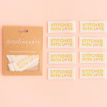 Sew In Labels - Stitched With Love - 8ct, Image