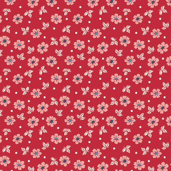 Americana C16081-BERRY Berry by Lori Holt for Riley Blake Designs, Image