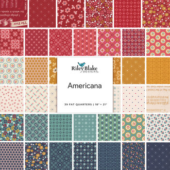 Americana  Fat Quarter Bundle Lori Holt for Riley Blake Designs