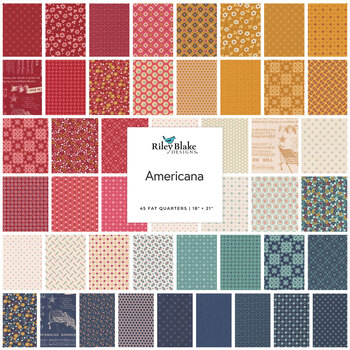 Americana  Fat Quarter Bundle Lori Holt for Riley Blake Designs, Image