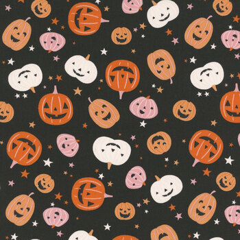 Hey Pumpkin C16031-CHARCOAL by My Mind's Eye for Riley Blake Designs, Image