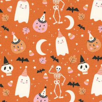 Hey Pumpkin C16030-ORANGE by My Mind's Eye for Riley Blake Designs, Image