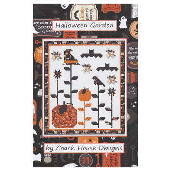 Halloween Garden Quilt Pattern, Image