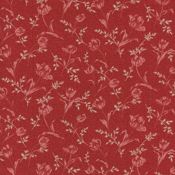 Lighthouse A-1476-R Red Roof by Edyta Sitar for Andover Fabrics, Image