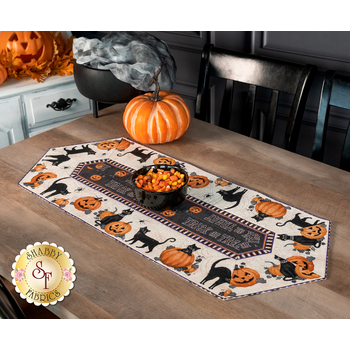  Easy Striped Table Runner Kit - Meow-gical Night, Image