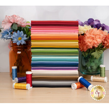Kimberbell Solids  45 FQ Set by Maywood Studio, Image